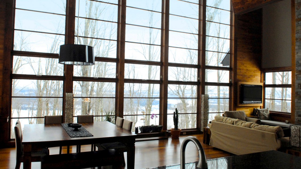 modern home large windows