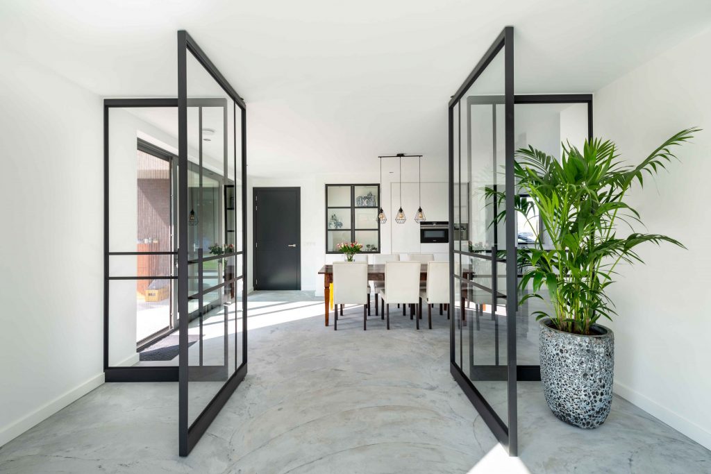 Pivot Glass Doors