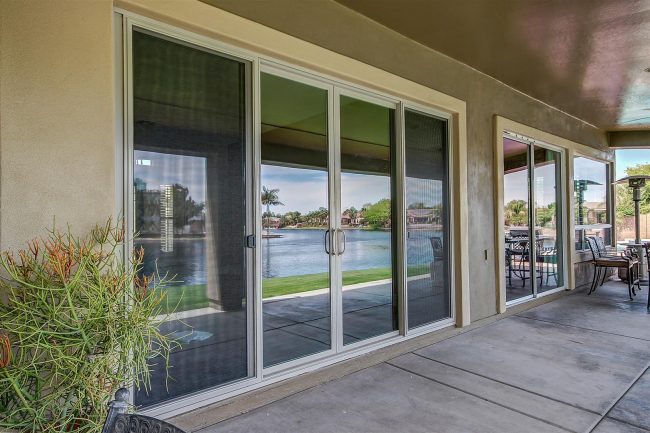 sliding glass entry doors