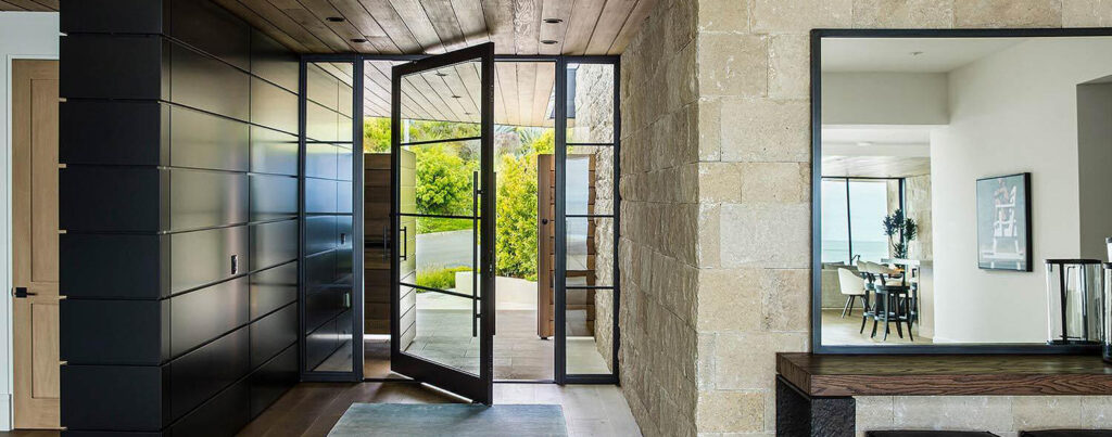 Pivot Glass Doors